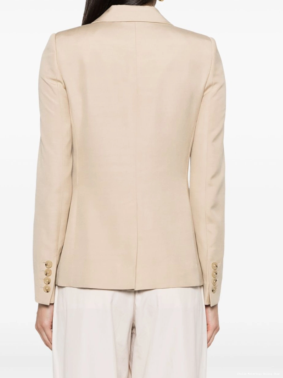 Cheap Iconic Stella McCartney blazer notched-lapels Women 0328